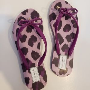 Kate Spade Sz 6 Nova Purple Flip Flop Sandals